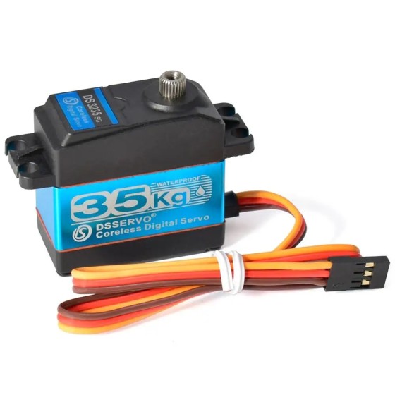 DS Servo DS3225 35kg/25kg High Torque Coreless Digital Servo Stainless SG Waterproof Robotic RC Car Buggy Boat Robot Arm Drone